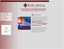 Tablet Screenshot of encapital.com